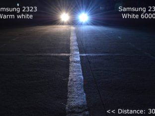 3156 P27W LED lampa med 12x Samsung SMD för 12 V & 24 V