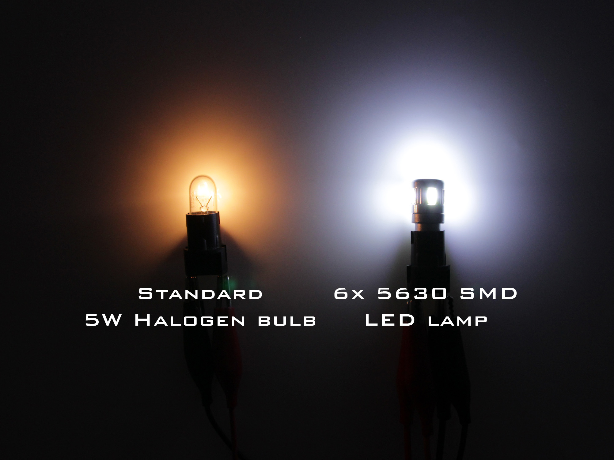 BA9s T4W LED lampa med 6x 5630 SMD för 12 V & 24 V