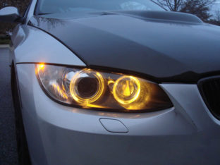 Goldlook lampor med gult ljus för 12 V