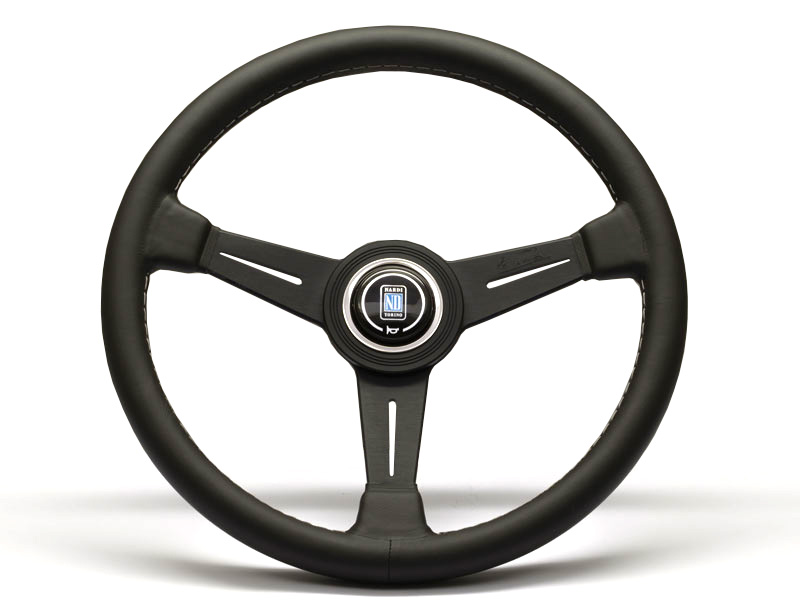 Nardi läderratt ND Classic 390 Läd Sv/Sv
